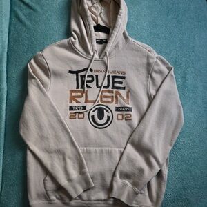 True Religion Tan Graphic Hoodie for Men